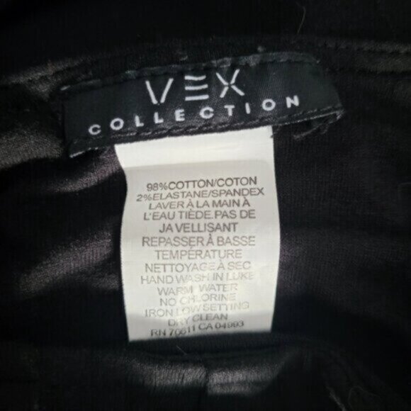 Y2K VEX Black Cotton Sleeveless Dress - Picture 6 of 7
